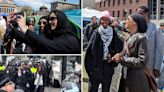 Ilhan Omar’s daughter returns to Columbia anti-Israel tent protest with her mom despite arrest and suspension