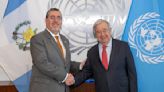 El presidente de Guatemala presume esfuerzos contra la corrupción ante la Asamblea General de la ONU