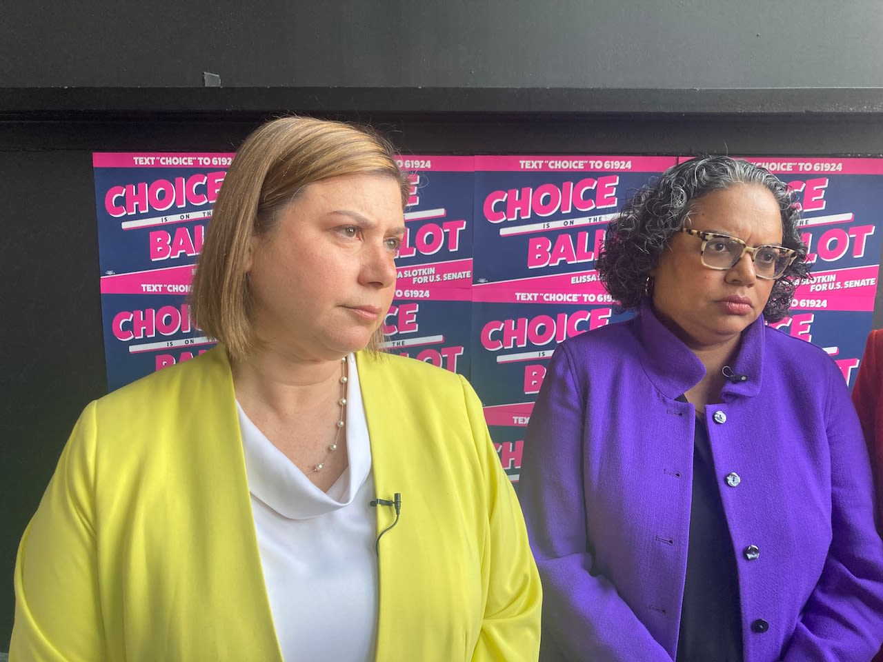 ‘Choice is on the ballot,’ Slotkin says as she campaigns for U.S. Senate in Grand Rapids