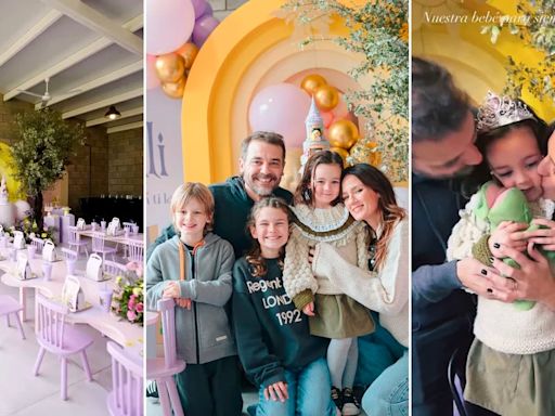 El álbum de fotos de Filipa, la hija de Paula Chaves y Pedro Alfonso, en la fiesta por sus 4 años: “Fue mágica”