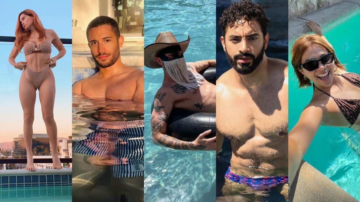 Oh pool crew! 30 hot pics of our fave queer celebs chilling poolside