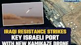 Iraqi Islamic Resistance Pounds Vital Israel’s Eilat Port with New Al-Arfad Drones | Video Out