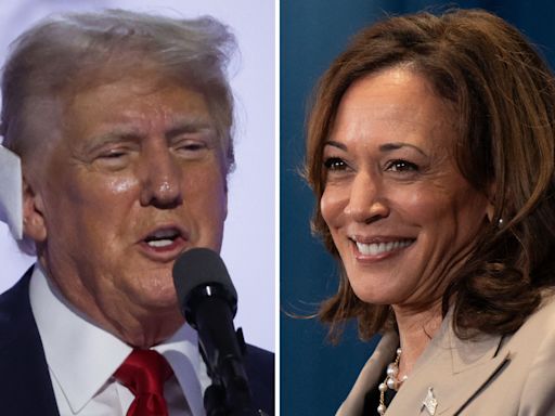 How Kamala Harris' approval rating compares to Donald Trump's