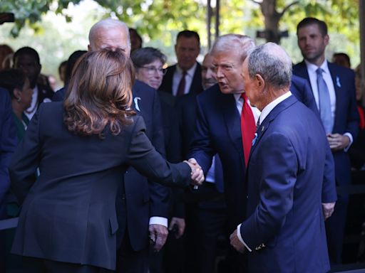 Trump and Harris shake hands at 9/11 ceremony the morning after bitter debate: 2024 Election live updates