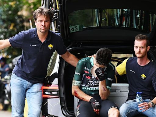 'For now, he's not in the best place' – Wout van Aert's Worlds prospects unclear after Vuelta a España crash