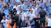 Phil Foden scores twice as Man City secure fourth straight Premier League title