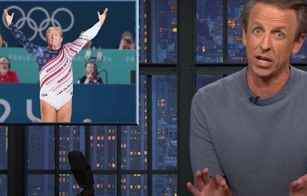 Seth Meyers Turns Trump Into Simone Biles To Make Damning Point About Republicans