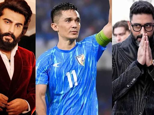 Arjun Kapoor and Abhishek Bachchan honor Sunil Chhetri’s legendary career as he retires from International football - Times of India