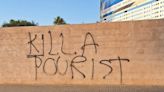 'Kill a tourist' graffiti appears on wall in Mallorca after anti-tourism protest