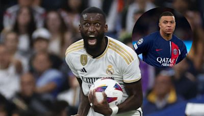 La fuerte amenaza de Antonio Rudiger a Kylian Mbappé