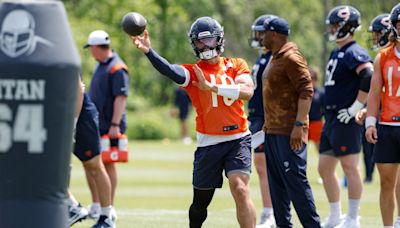 Caleb Williams, Shane Waldron offer realistic progress report on Bears QB's development in camp