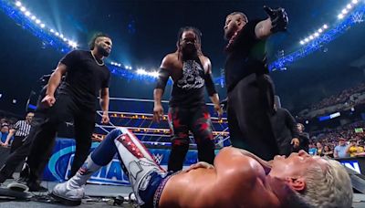 WWE SmackDown results, recap, grades: The Bloodline crush Kevin Owens' throat, put Cody Rhodes through a table