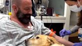 Magnus, perro terapéutico que acompaña a su dueño en hospital de EU