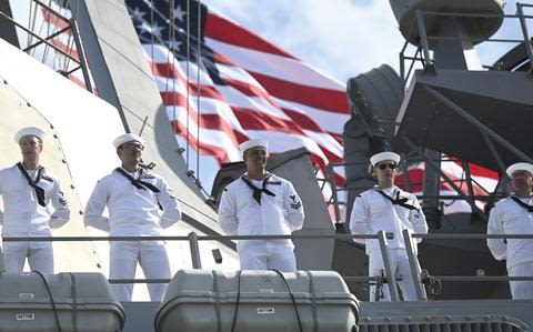 USS Carney arrives home at last and is awarded the Navy Unit Commendation