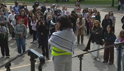 Georgetown, GWU rally in solidarity with Gaza amidst nationwide campus protests