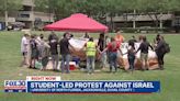 Students for a Democratic Society protest war in Israel on University of North Florida campus