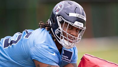 First-round pick JC Latham signs his rookie deal with Titans