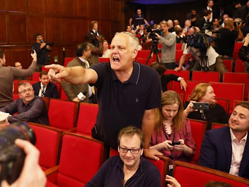 Nigel Farage branded ‘racist’ by heckler during first speech as MP after Reform victory