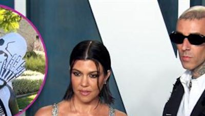 Kourtney Kardashian's NSFW Halloween Décor Is Freaky in More Ways Than One - E! Online