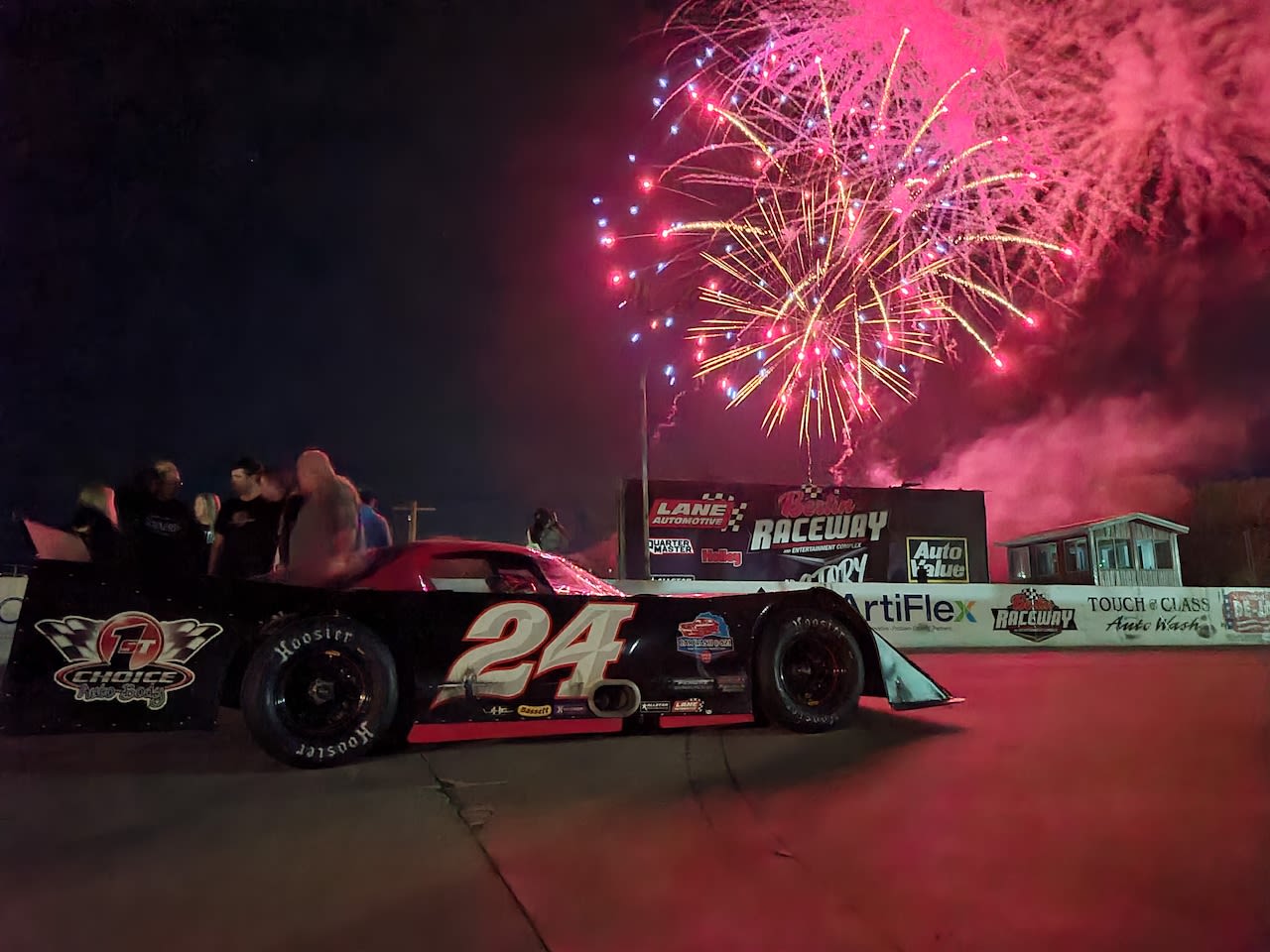 Indiana driver outlasts field in chaotic Outlaw race at Berlin Raceway