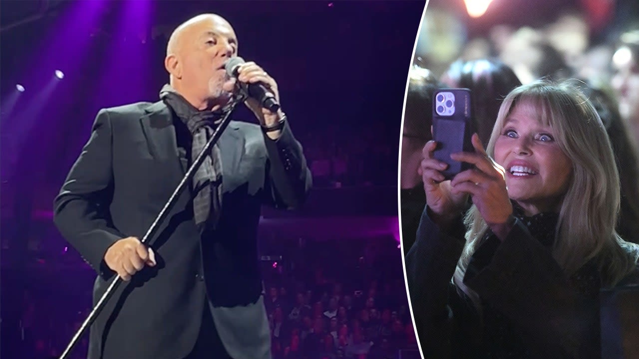 Christie Brinkley’s ex-husband Billy Joel serenades her at concert 30 years after split