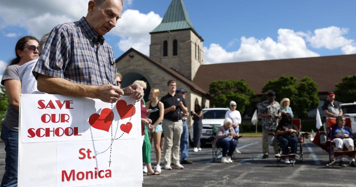 Parents protest closure of St. Monica school, appeal St. Louis archbishop’s decision