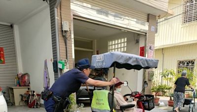 霧峰警助90歲阿嬤脫困：推電動代步車回家顯真情 | 蕃新聞