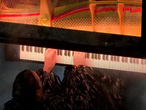 Who Is the Vertical Piano Player at the 2024 Olympics Closing Ceremonies?