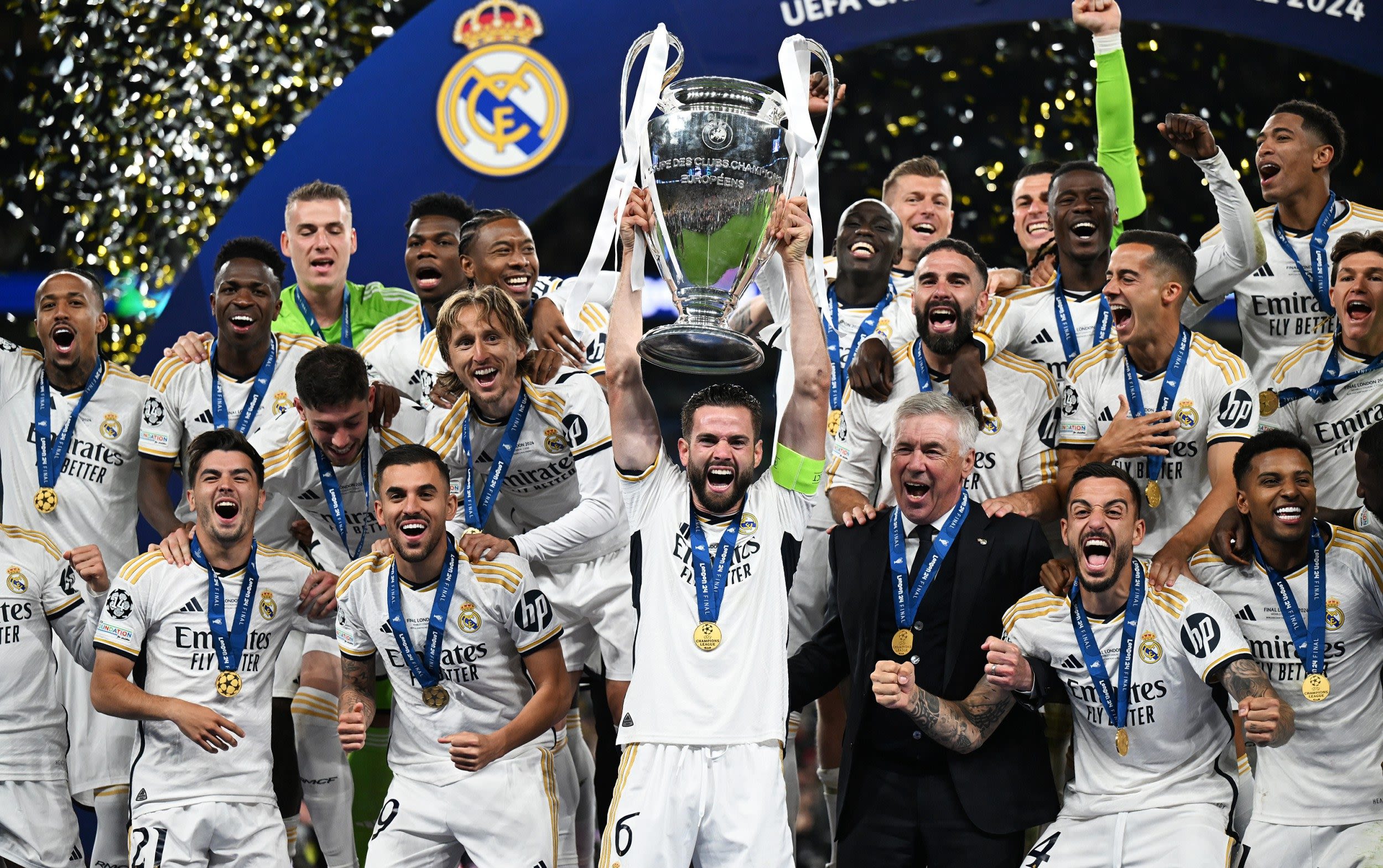 Real Madrid crowned Kings of Europe for 15th time with Wembley Champions League victory