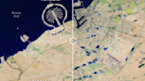 Before and after: See Dubai flooding from space