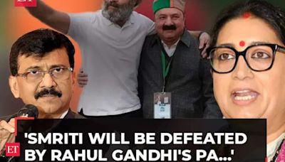 'Smriti Irani will be defeated by Rahul Gandhi's PA…': Sanjay Raut on Congress' Amethi candidate