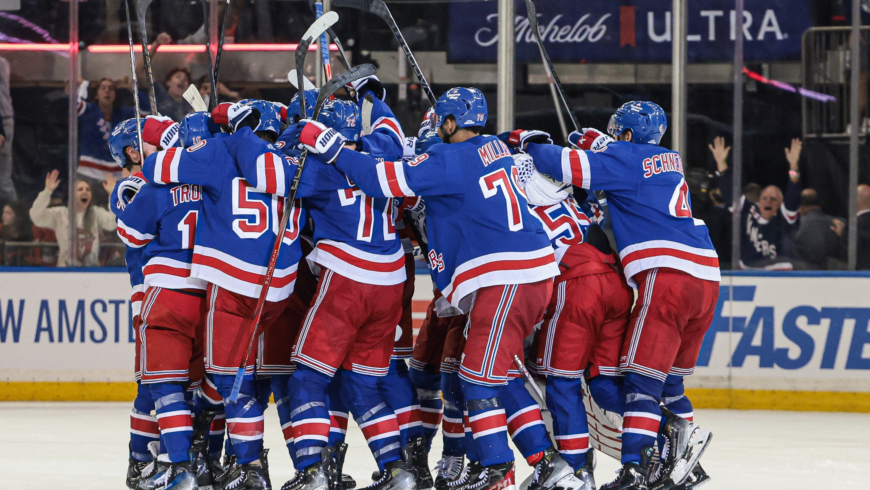 New York Rangers beat Florida Panthers in Game 2 on Barclay Goodrow overtime goal
