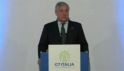 Antonio Tajani: "El objetivo político del G7 se llama desescalada"