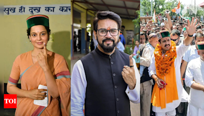 Himachal Pradesh Lok Sabha Election 2024 Exit Poll Results: VMR predicts 3 seats for BJP, 1 for Congress | India News - Times of India