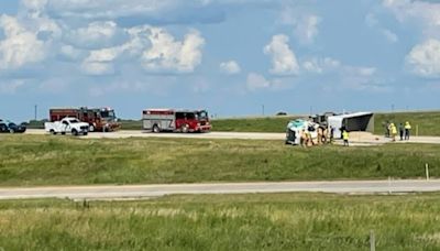 KHP investigating semi crash on on-ramp from southbound K-4 to westbound I-470 in Shawnee County