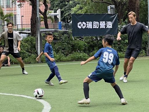 足球／日本傳奇球星本田圭來台宣傳4對4 盼台灣提升基礎設施