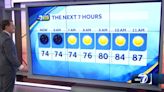 Warm night with spotty downpours in SWFL