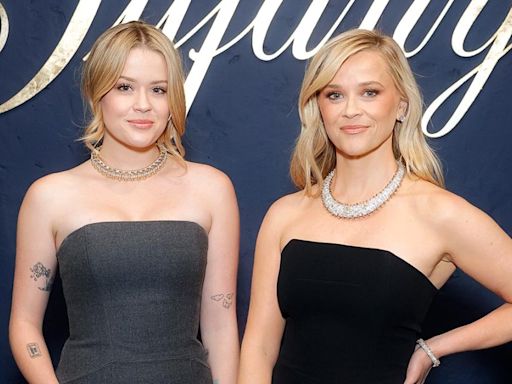 Ava Phillippe Shows Off Arm Tattoos While Posing With Reese Witherspoon at Tiffany and Co. Event