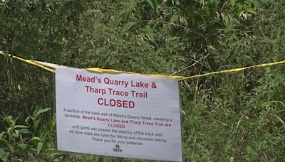 Geological engineer describes rock fall at Mead's Quarry Lake that swept visitors and their belongings into the water