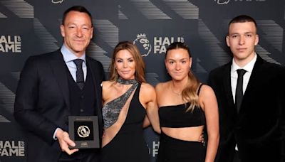 John Terry and wife Toni enjoy family night out with their rarely seen lookalike twins