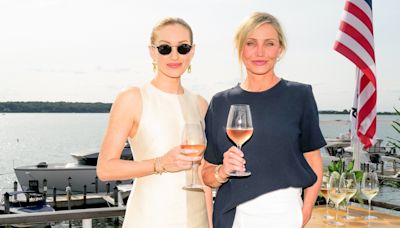 Cameron Diaz and Katherine Power Hosted a Rosé-Filled Dinner in East Hampton