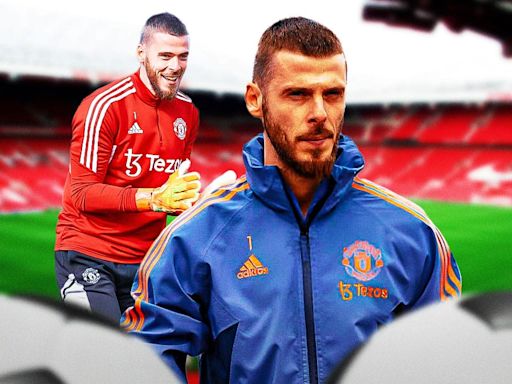 David De Gea spotted training in Manchester United gear for new club