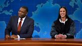 Caitlin Clark crashes ‘Weekend Update’ to confront ‘SNL’ host over past sports jokes | CNN Business