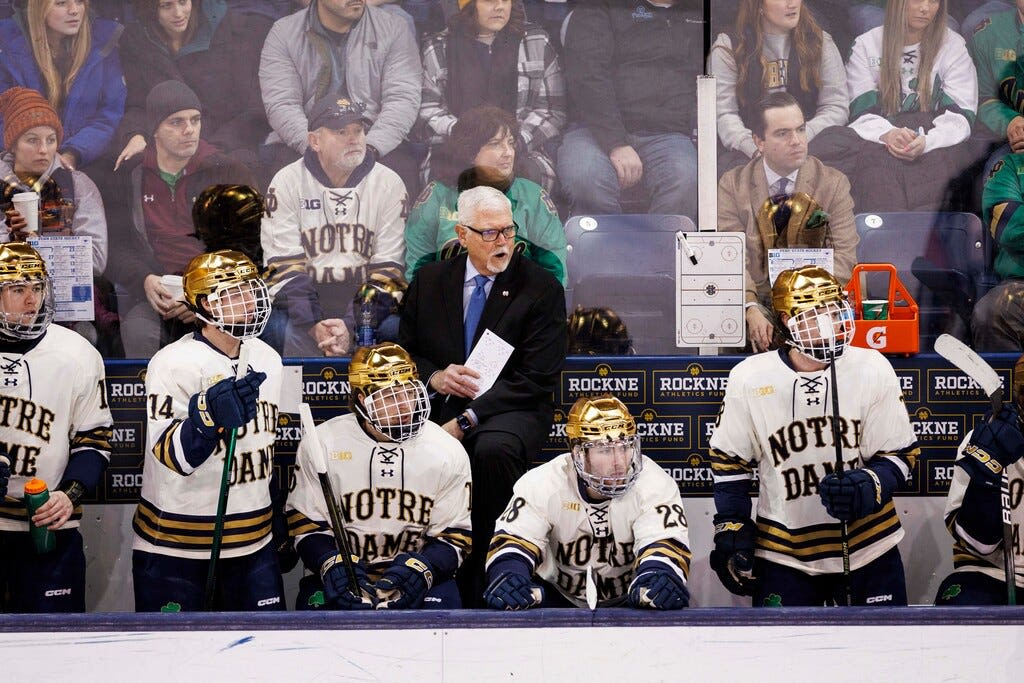 Notre Dame-Harvard matchup in Northern Ireland highlights non-conference hockey slate