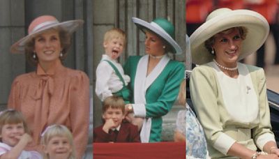 Princess Diana’s Trooping the Colour Looks Through the Years: Suiting Up in Catherine Walker, Going Monochrome in Jan Van Velden...