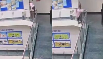 Chhattisgarh: Accountant Ends Life By Jumping Off 4th Floor, Shows Office CCTV Video