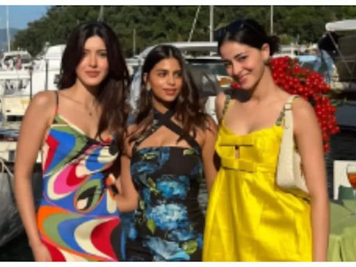 Anant Ambani-Radhika Merchant’s second pre-wedding bash: Shanaya Kapoor makes a style statement with BFF Suhana Khan and Ananya Panday; See pics | Hindi...