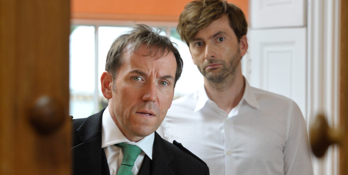 David Tennant and Ben Miller's British comedy is now on BBC iPlayer