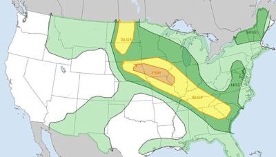 Severe thunderstorms to hit Midwest with damaging winds, golf ball-sized hail on Tuesday