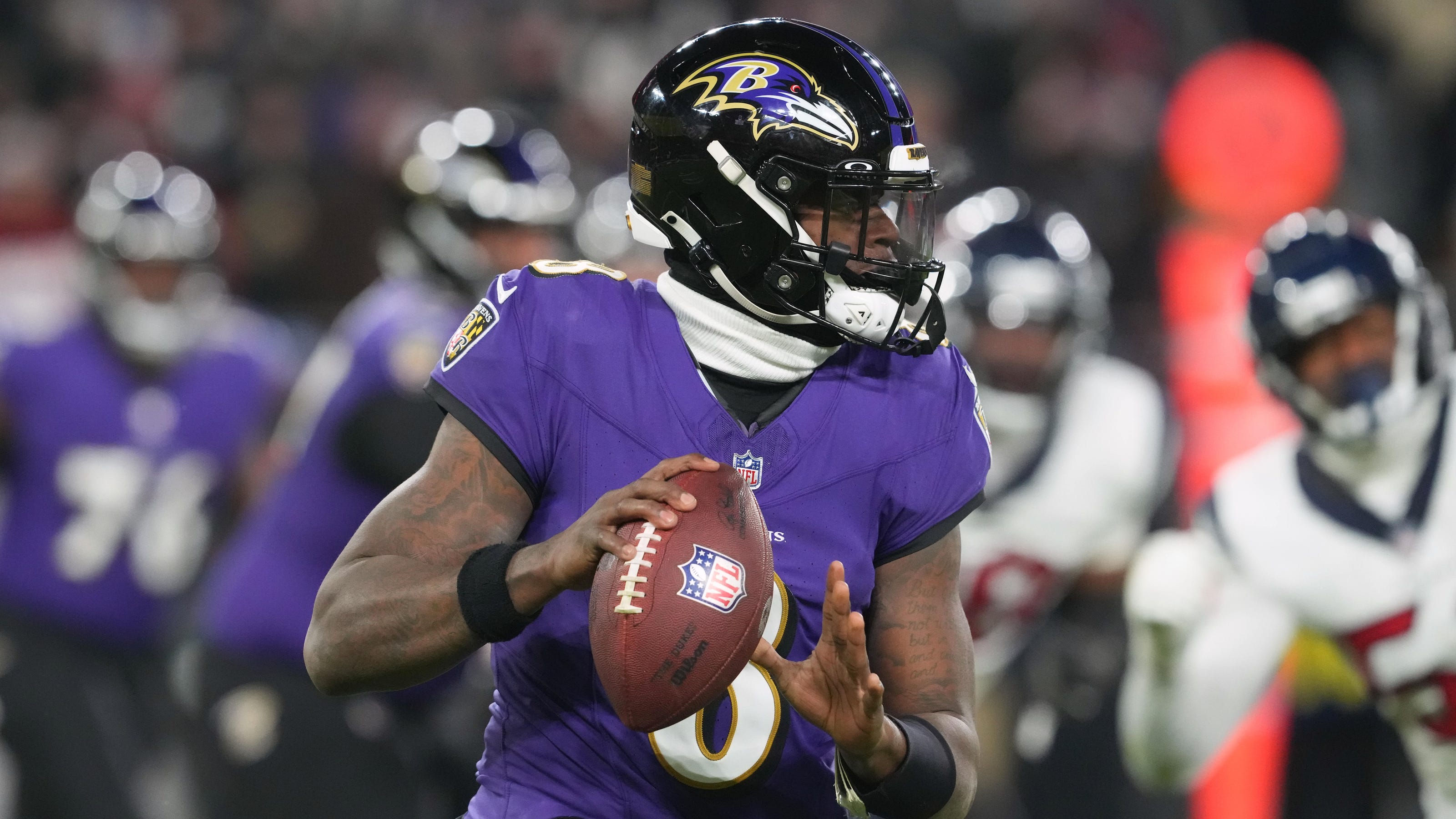 Baltimore Ravens QB Lamar Jackson 'skinny' but won't detail how weight came off